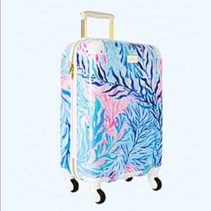 NWT Lilly Pulitzer RARE Carry-On Roller Suitcase